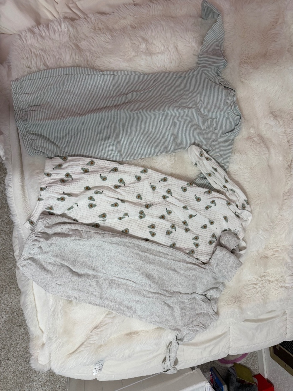 0-3 month open foot sleeper
